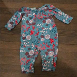 Tea Collection MOUNTAIN MENAGERIE Two Tone Dress 9-12m NWT